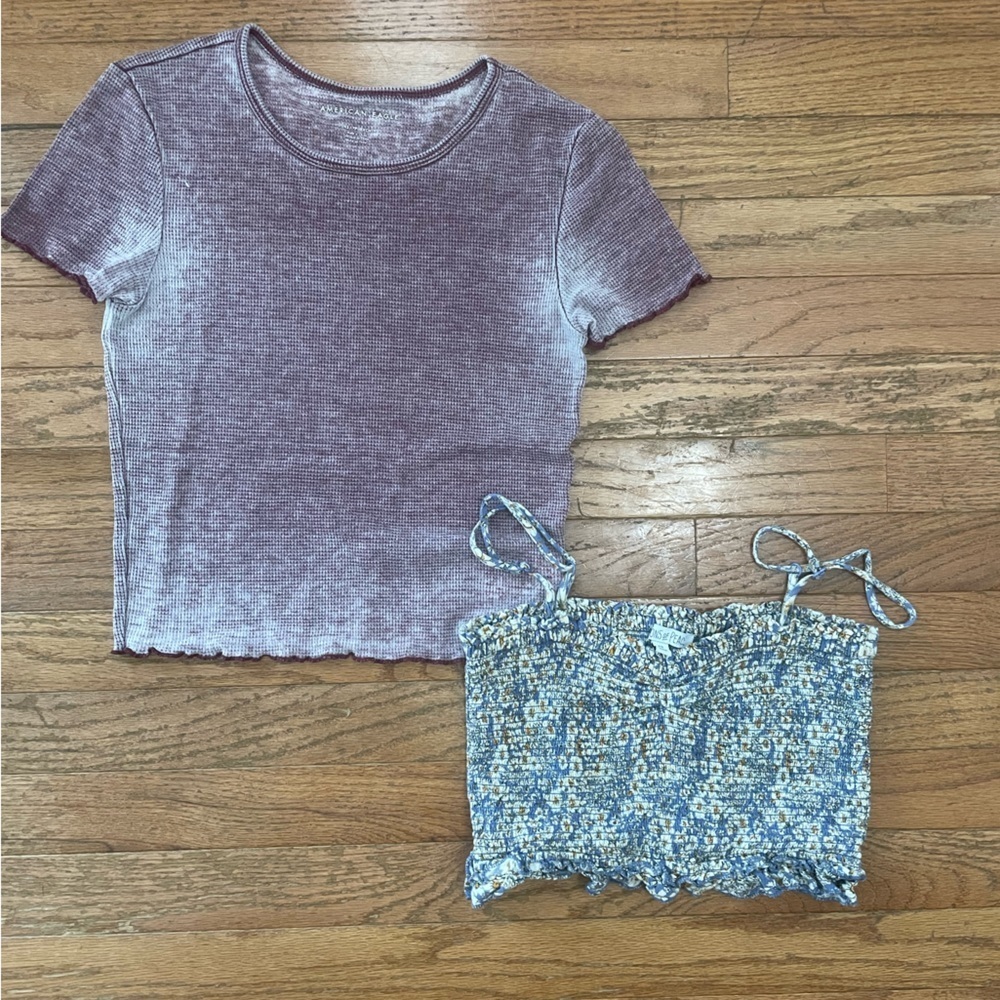 Women's Bundle 2 Tops American Eagle and Patrons of Peace | Size XS